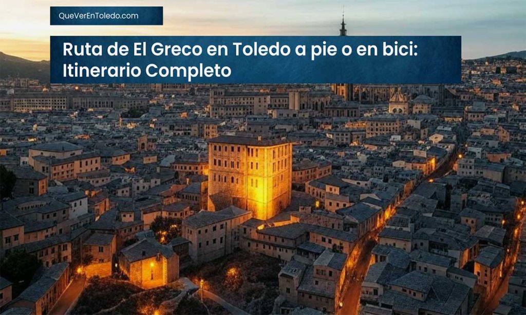 Ruta de El Greco en Toledo a pie o en bici Itinerario Completo